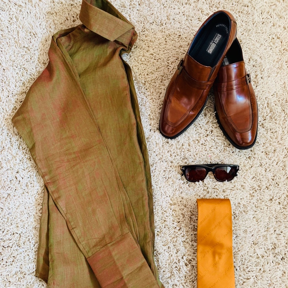 Iridescent Linen Tailor Shirt